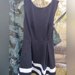 Calvin Klein Black and White Dress